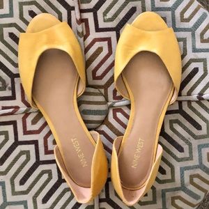 Nine West open toe flats